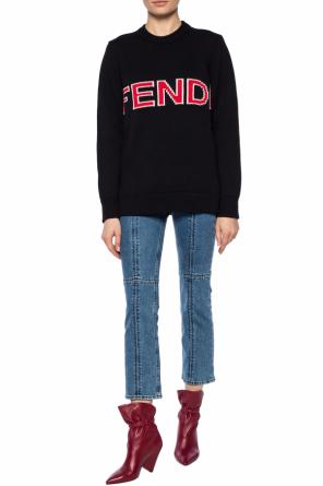 Logo-embroidered sweater, zdjęcie 2 Logo-embroidered sweater od Fendi